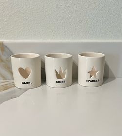 Rae Dunn tealight holders