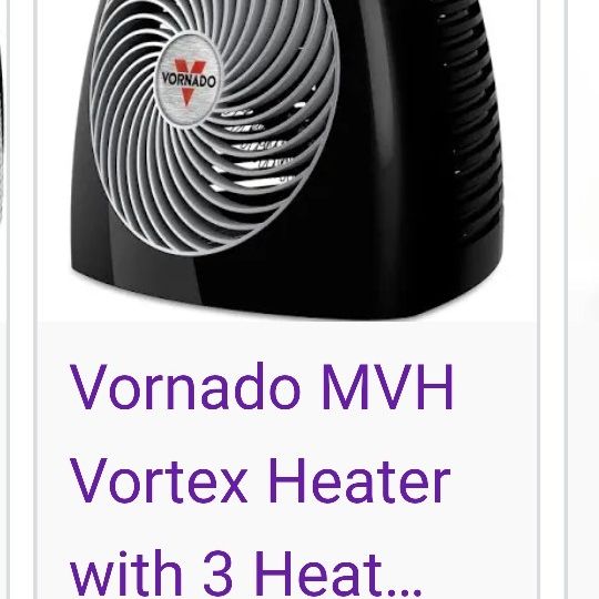 New in Box Vortex Heater Vornaso 3 Heat Settings powerful for Sale in Las  Vegas, NV - OfferUp