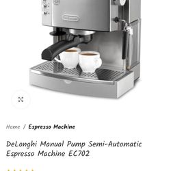 New coffee machine ( not used )