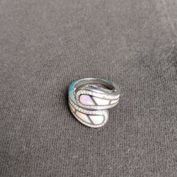 Sterling And Opal Ring