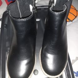 Kids - Black Dress Boots - 13c