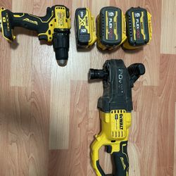 Dewalt Hole Hawg and Hammer Drill 