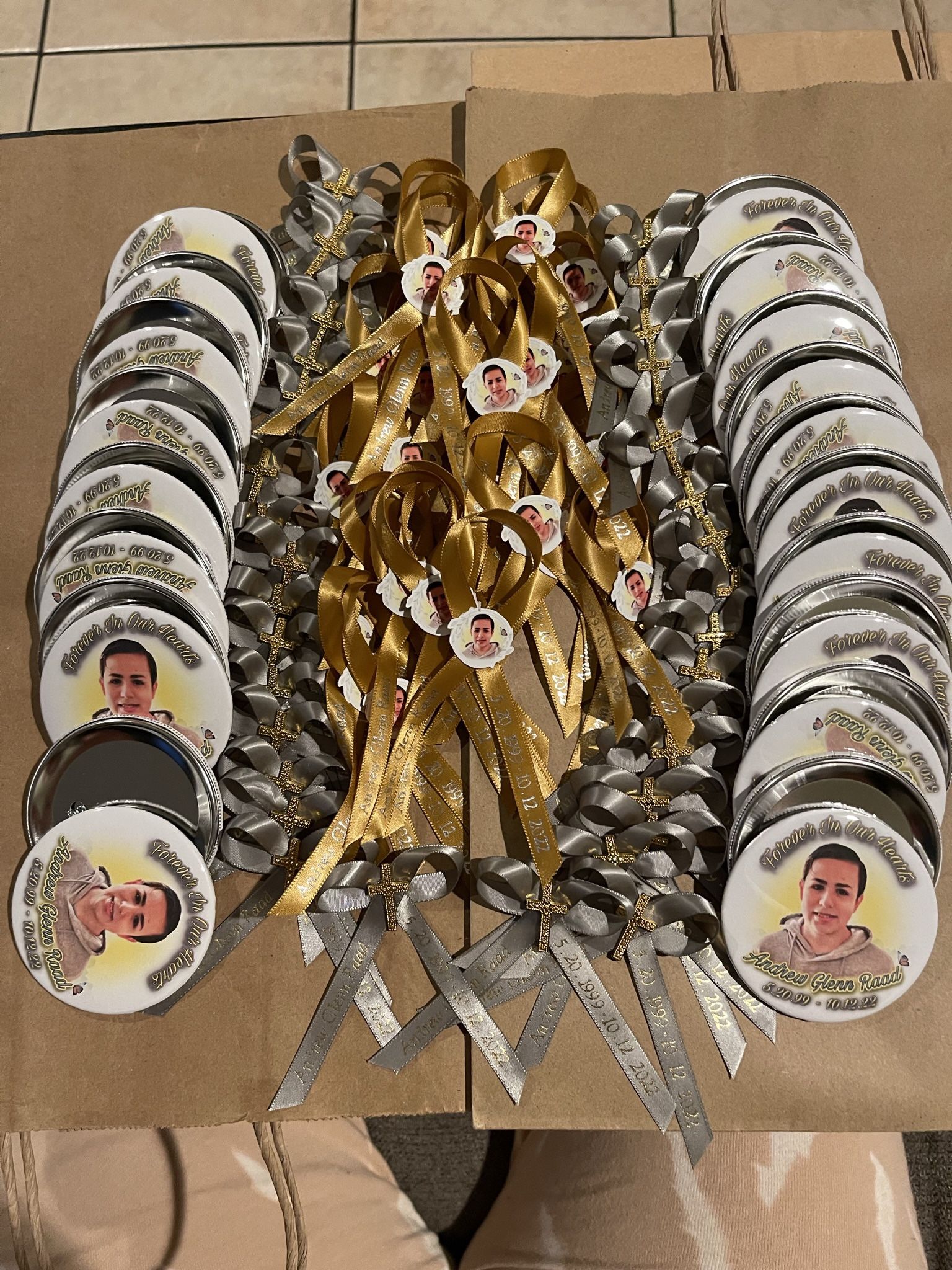 Custom Ribbon Pins And Pin Back Buttons