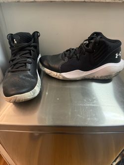 Under Armour Black Mid-Top Basketball Sneakers