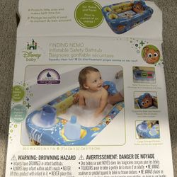 Disney Baby Finding Nemo Inflatable Bathtub – Clean & In Box