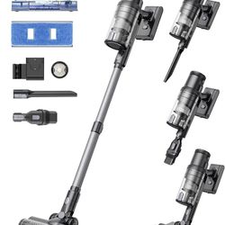 Proscenic Vacuum Cleaners for Home, P11 Mopping Wet Dry Cordless Vacuum and Mop Combo All in one,High Suction Lightweight Stick Vacuum with LED