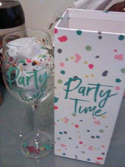 Party time glass cups