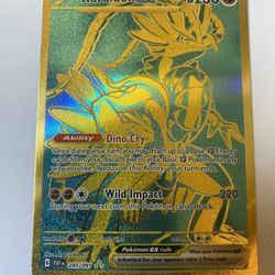Pokemon Paldean Fates Koraidon Gold Full Art Secret Rare 245/091 MINT!