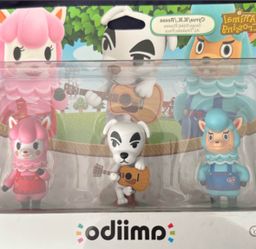 Nintendo Animal Crossing Amiibo 3-Pack Cyrus K.K. Slider Reese NEW SEALED