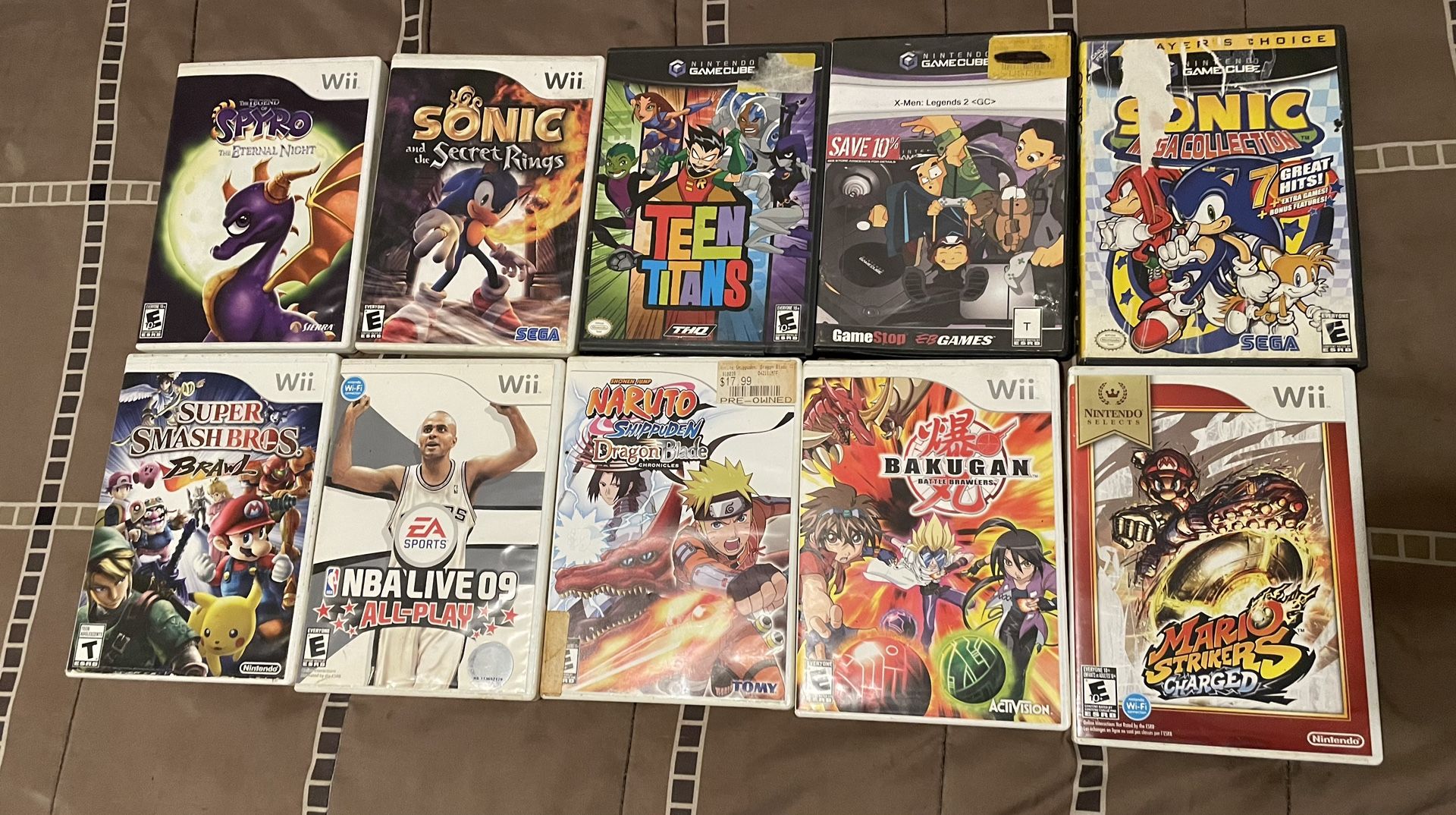 Nintendo GameCube And Wii Games