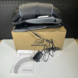Snailax SL-632NC Cordless Neck and Shoulder Shiatsu Massager with Heat Black