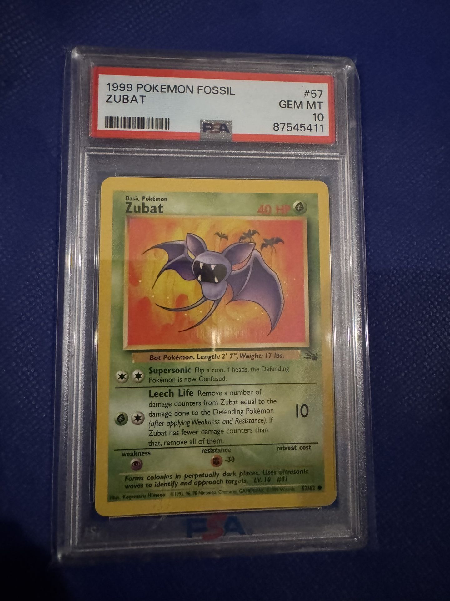 1995 zubat pokemon card Amazon.com: Pokemon - Zubat (57) - Fossil