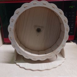 Large Wood Hamster Wheel