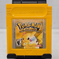 Authentic Pokémon Yellow For Nintendo Game Boy