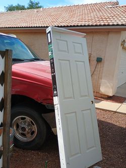 6-Panel Interior Door 30-Inch Left Hand