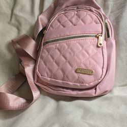 Yingpin Creations Fashion Backpack Purse Pink NWOT