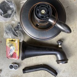 Delta Polished Brass Tub/shower Trim