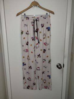Sanrio Hello Kitty & Friends Sporty Allover Print Sleep Pants BoxLunch XS EUC