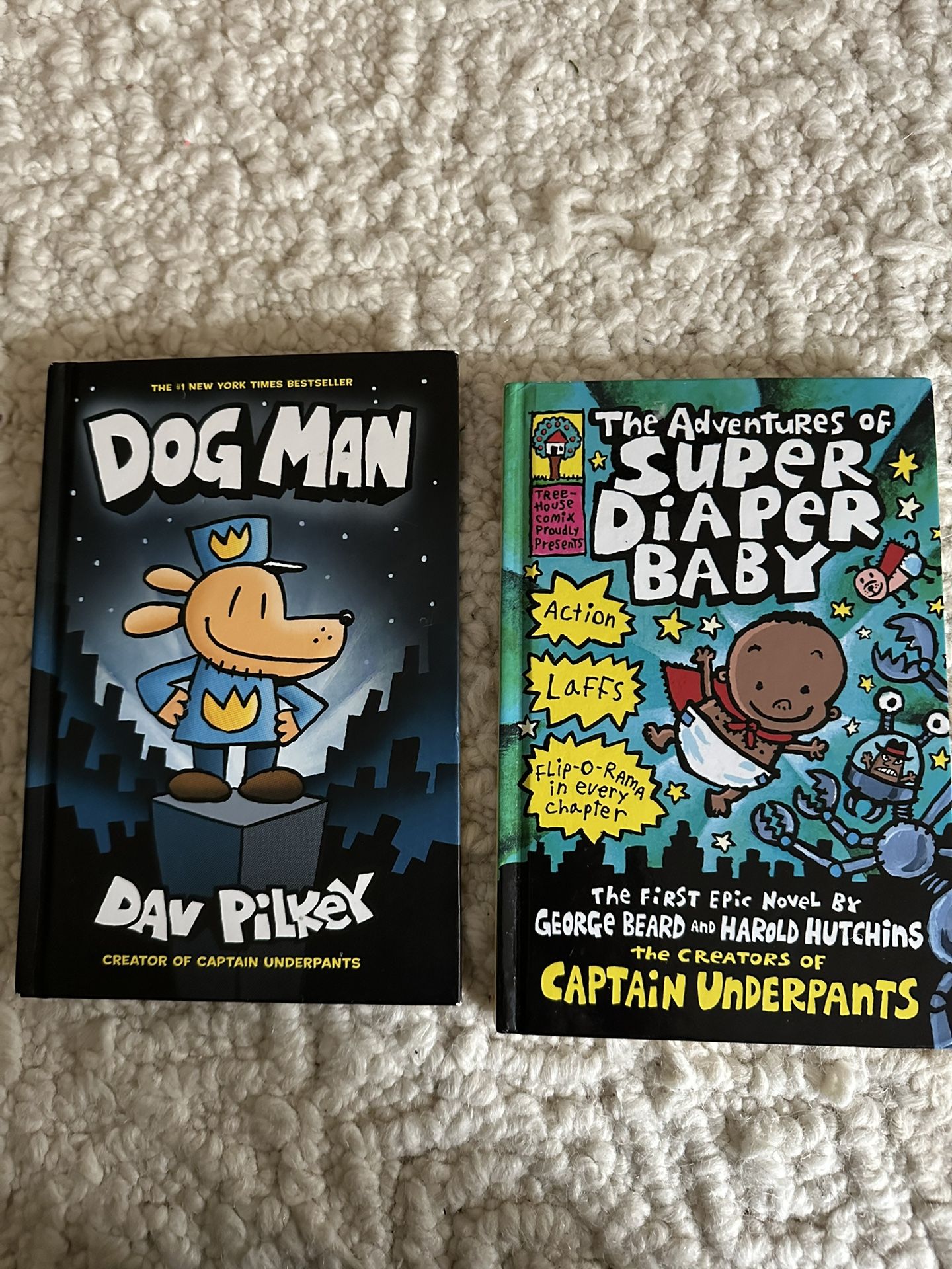 Dog Man Book Super Diaper Baby Book