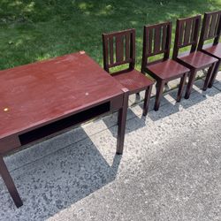 Kids Craft Table & Chairs