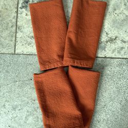 Rachel Ashwell The Prairie 4 Rust Colored Napkins 