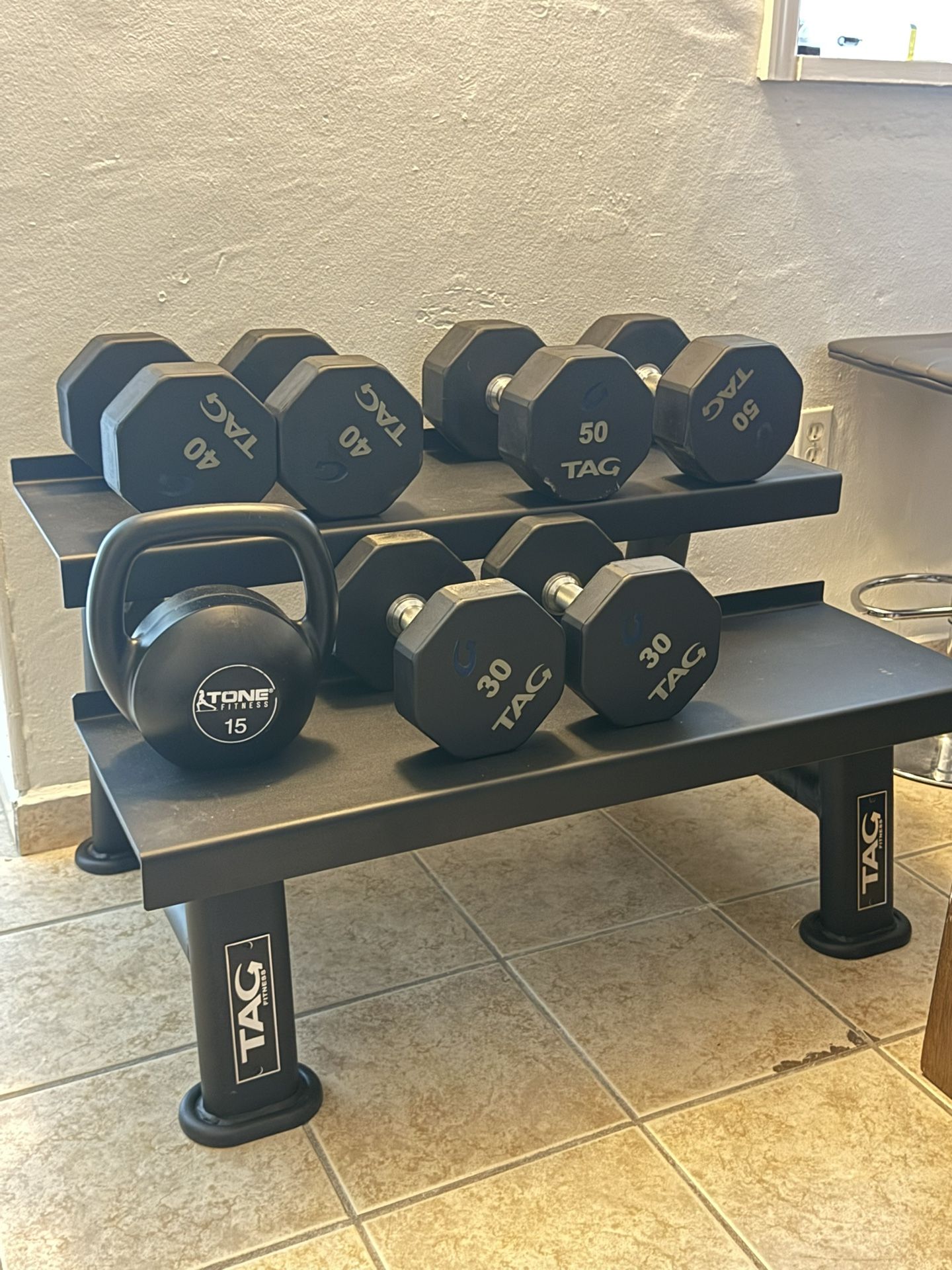 Tag Fit Weight Rack 30, 40, 50 Lb