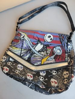 Loungefly Nightmare Before Christmas Faux Leather Crossbody Purse