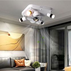 PAZALA Track Lighting Ceiling Fan