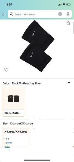 Nike Vapor Volleyball Kneepads, Black, XL/XXL