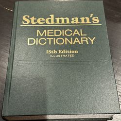 Stedman's Medical Dictionary 25th Edition