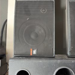 Subwoofer And Jbl Speakers