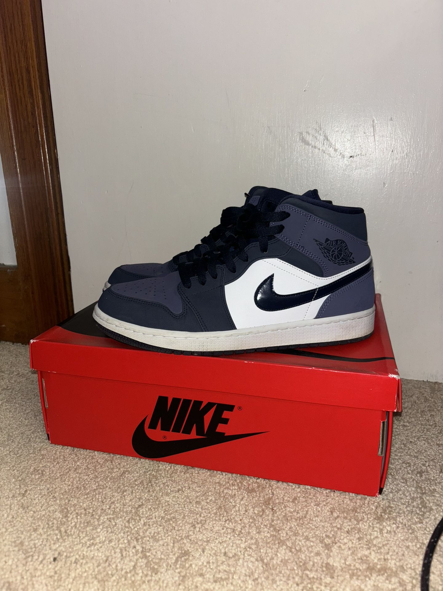 Jordan 1 Mid Sanded Purple Size 9 M