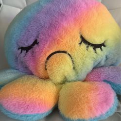 Octopus Rainbow & Sad Flip Plushy