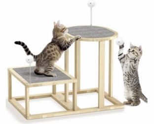 Cat Steps/Bed & Play Tower – 2 Step Design