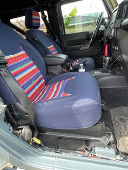 Jeep Wrangler front seats PRP custom seat covers