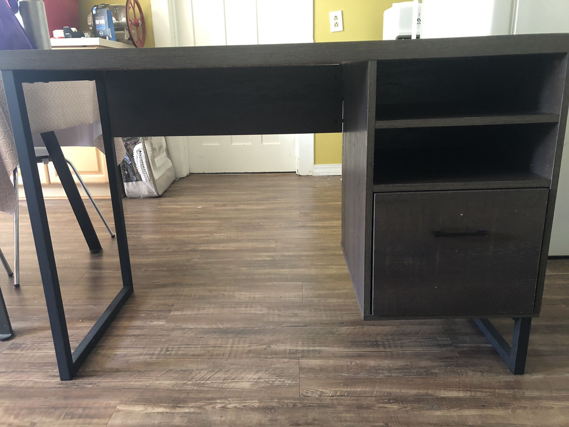 Metal Framed Desk