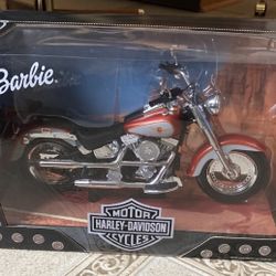 1999 HARLEY DAVISON BARBIE FAT BOY MOTORCYCLE - EXCELLENT/SEALED BOX