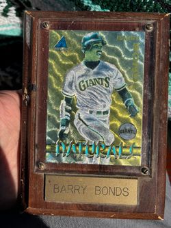 Barry Bonds Pinnacle The Naturals Card Plaque