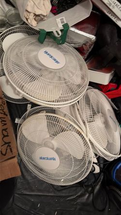 (4) Hurricane Electric Fans – Lot of 4 used good cond.
