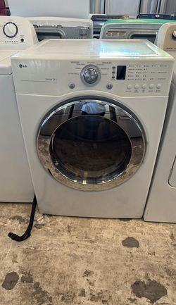 LG Front Load Dryer White with SensorDry Technology