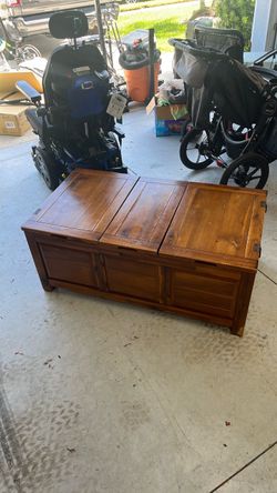 Solid wood coffee table