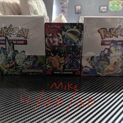 Pokémon Boxes/cards 