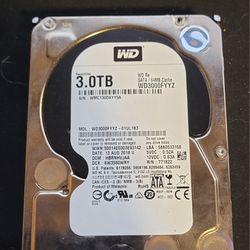 3TB WD Hard Drive 