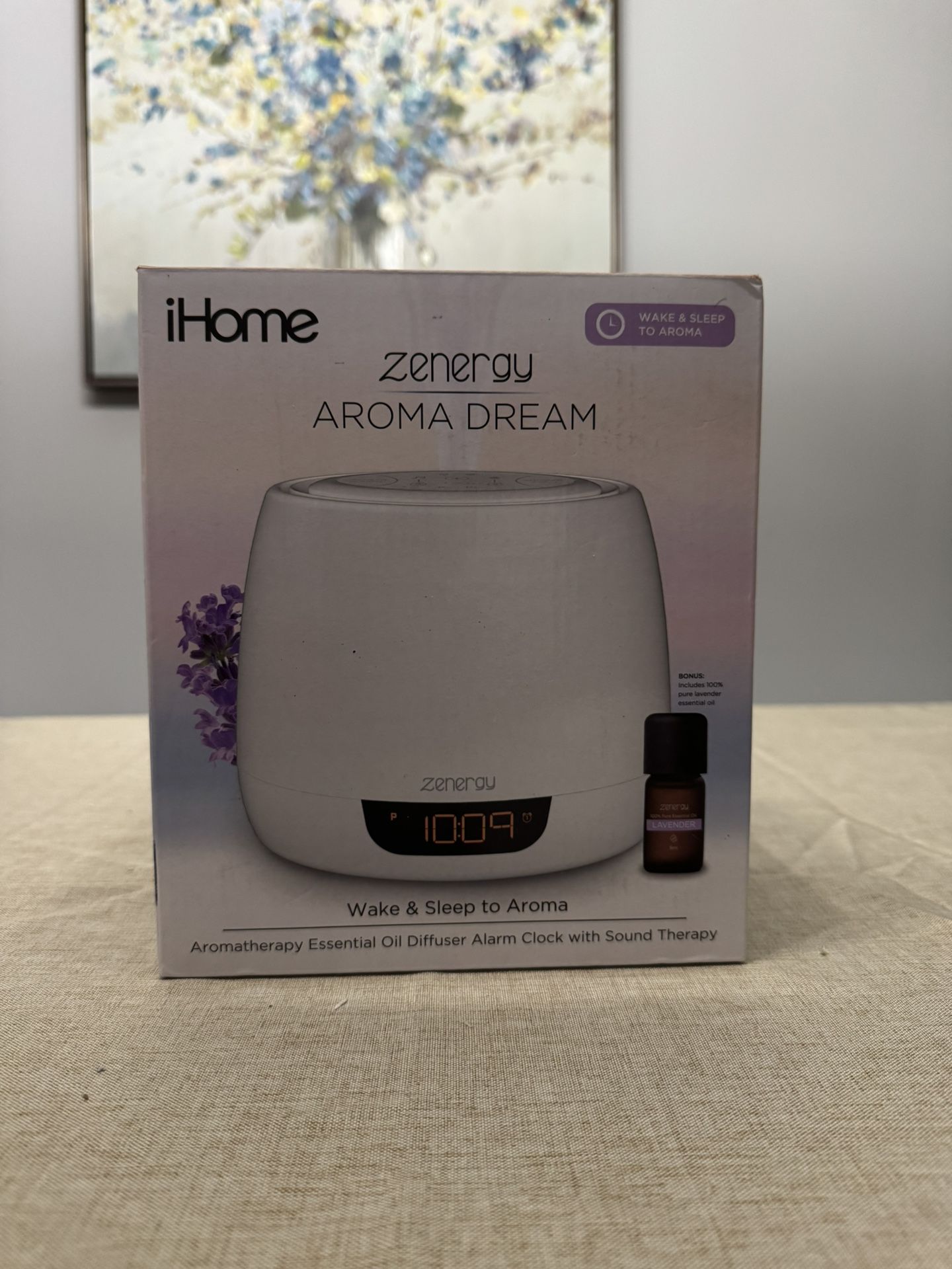 ihome Zenergy Aroma Oil Diffuser Alarm Clock