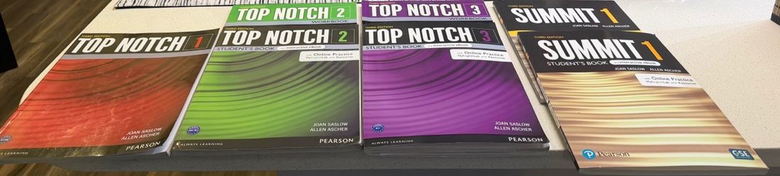Top Notch Student Books & Workbooks