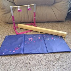 American Girl Gymnastics Set