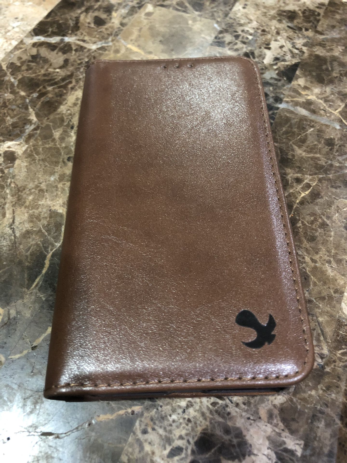 Brown Iphone case/wallet
