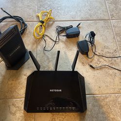 Cable Modem And Router (used W Comcast Xfinity)