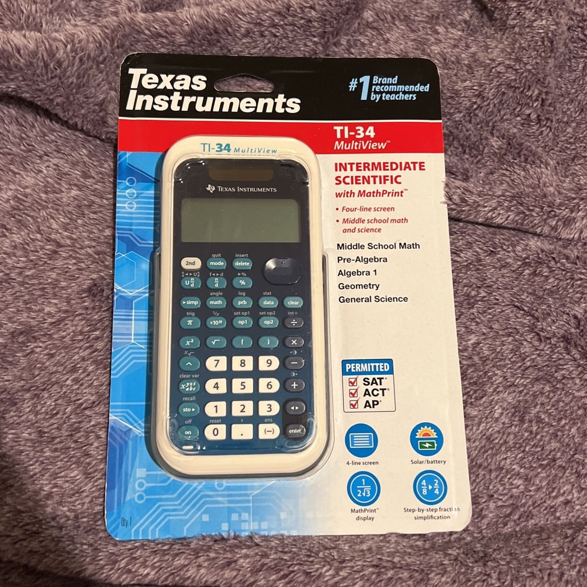 Texas Instrument Calculater Ti34 Multiview 