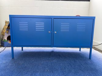 Ikea PS Blue Metal Cabinet
